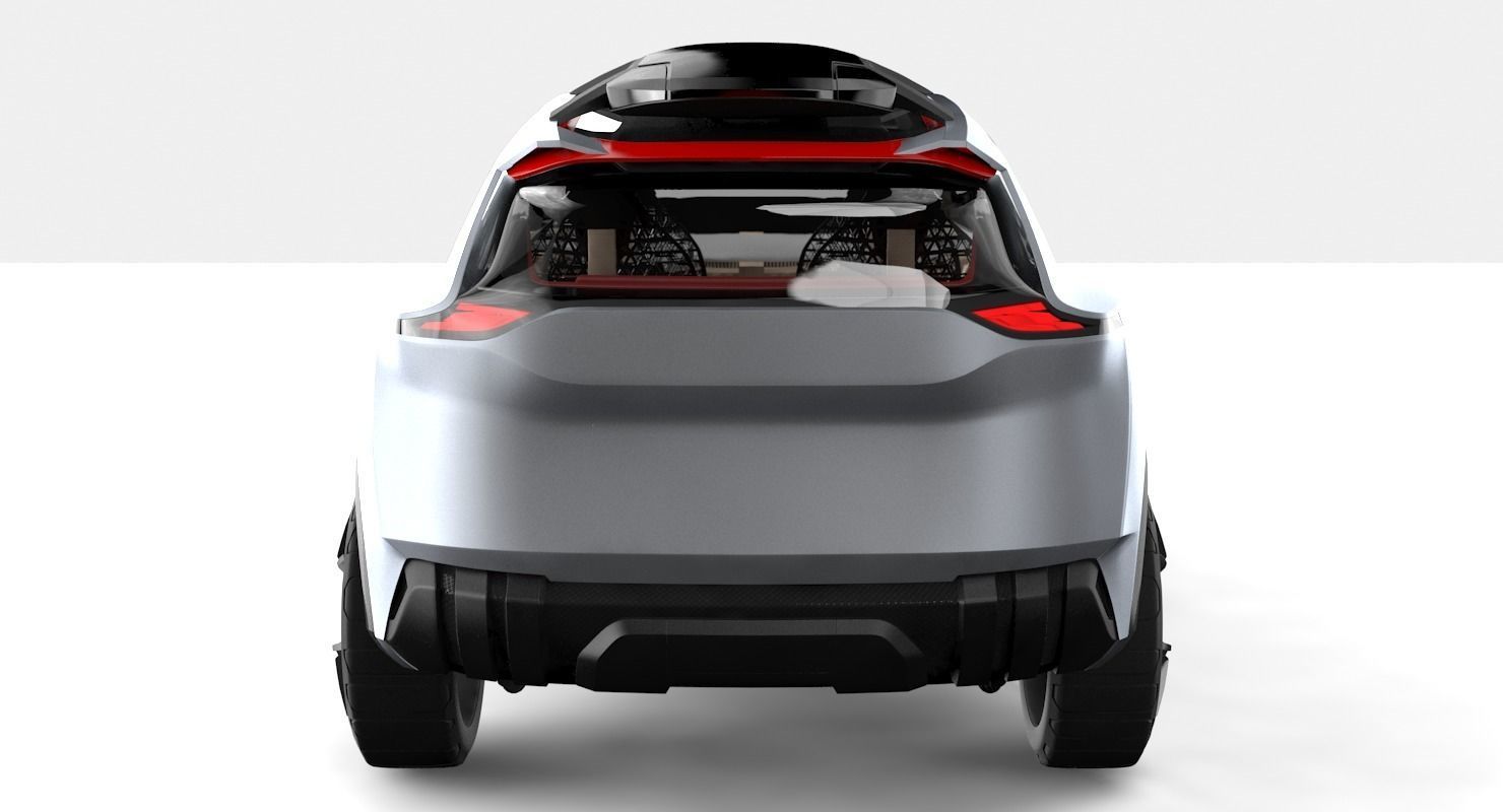 Nissan Xmotion Concept with interior 3D model_5