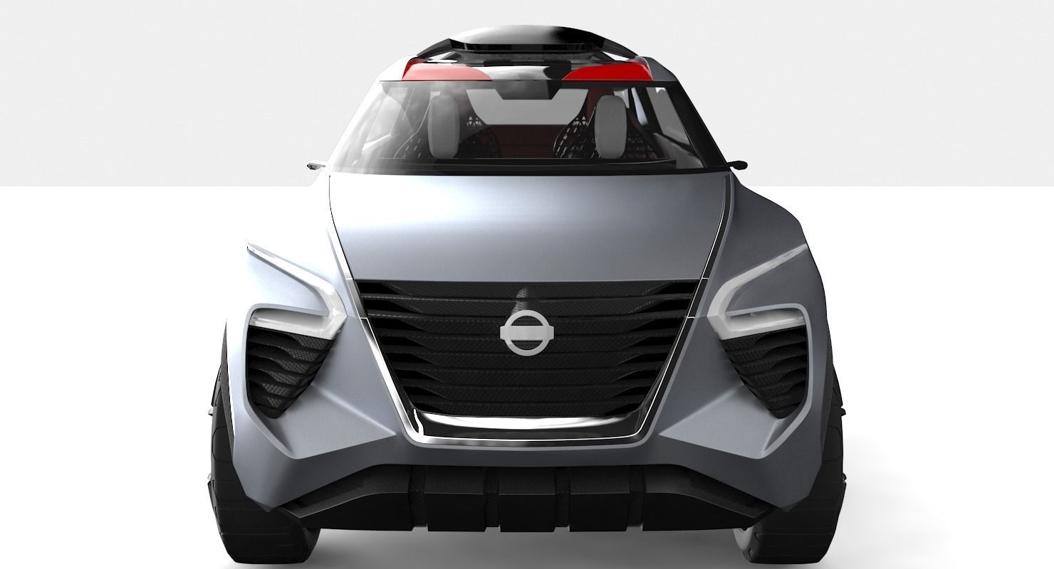 Nissan Xmotion Concept with interior 3D model_4