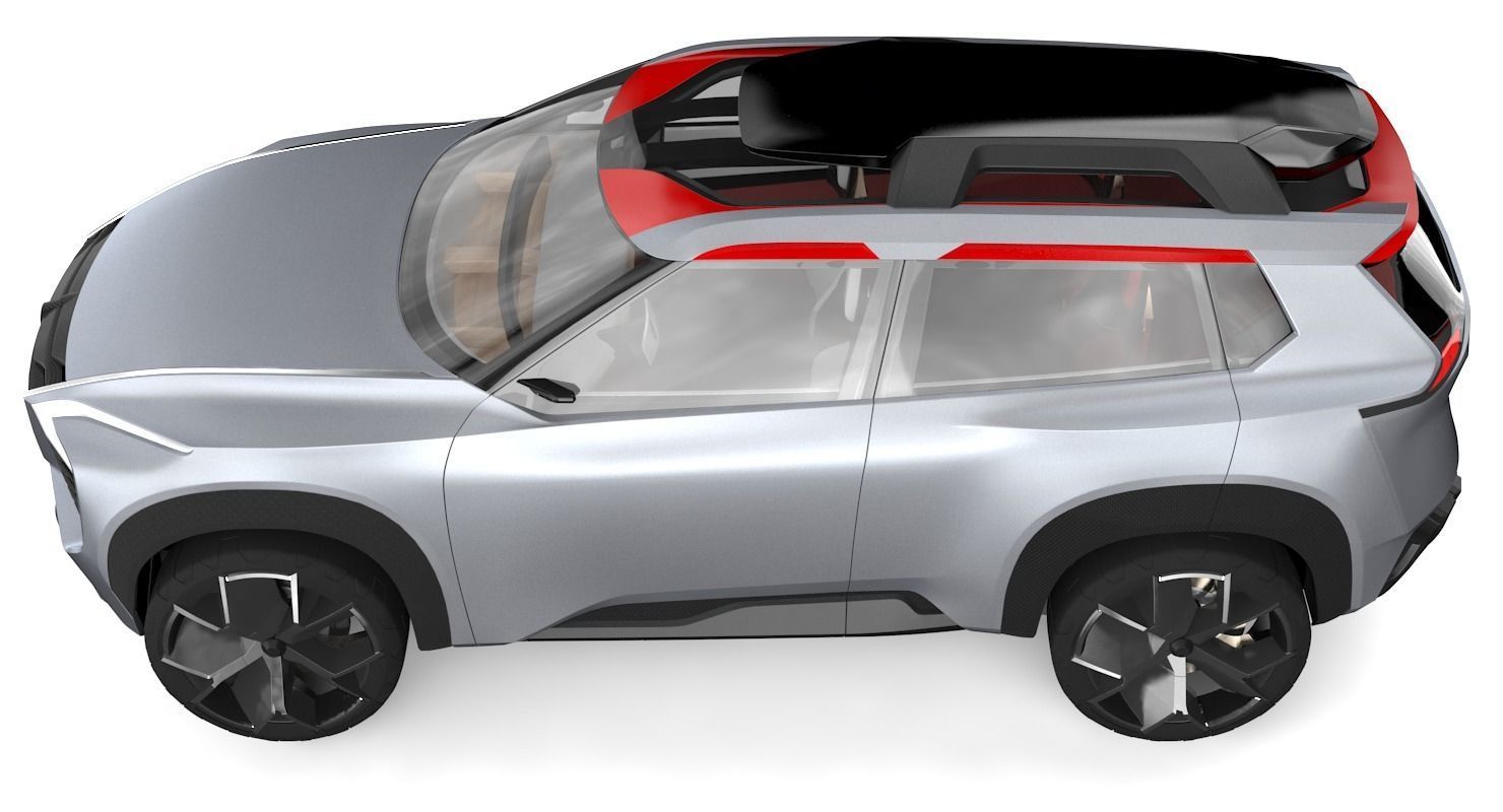 Nissan Xmotion Concept with interior 3D model_6