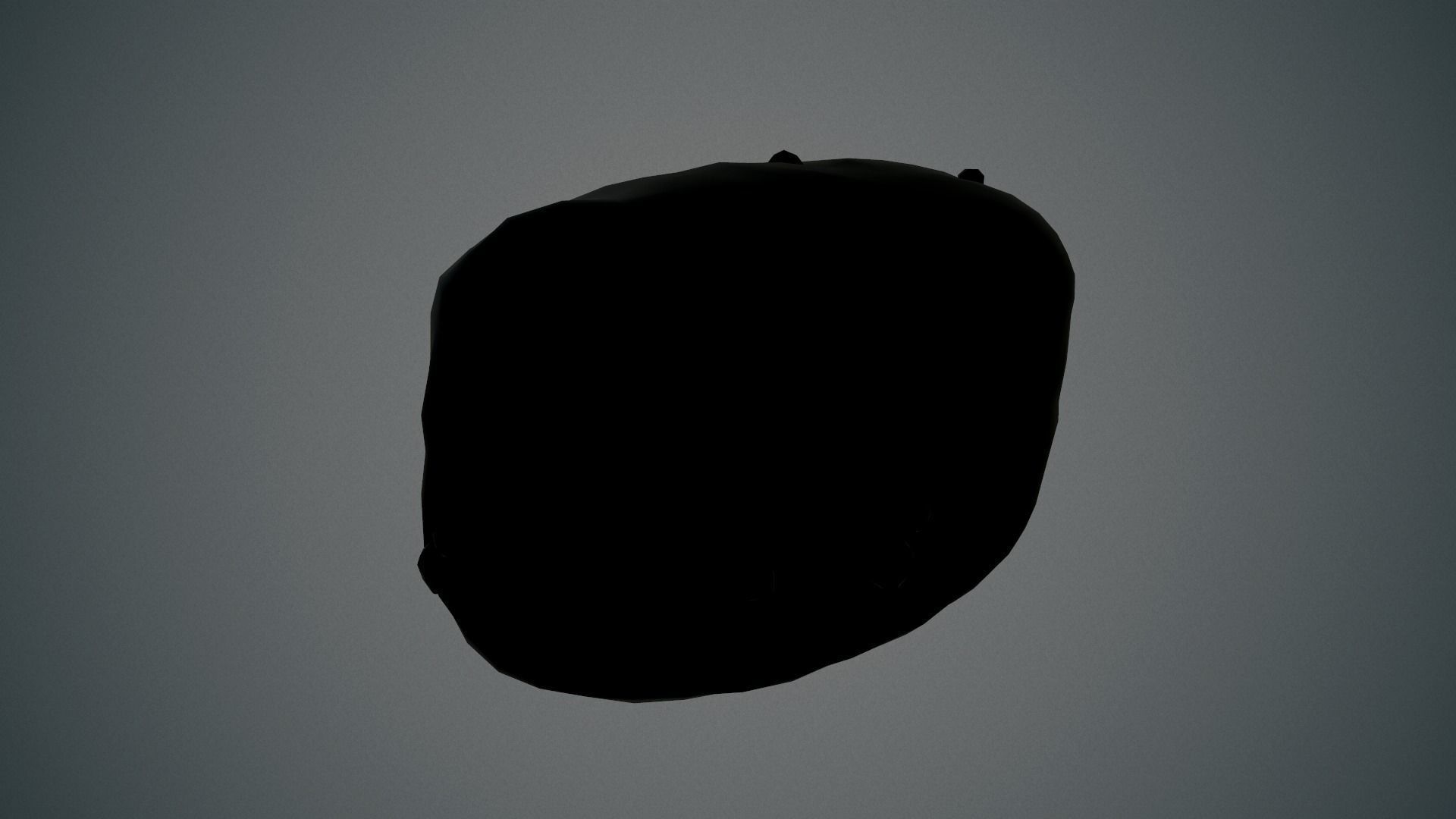 Rock mineral ore Low-poly 3D model_6