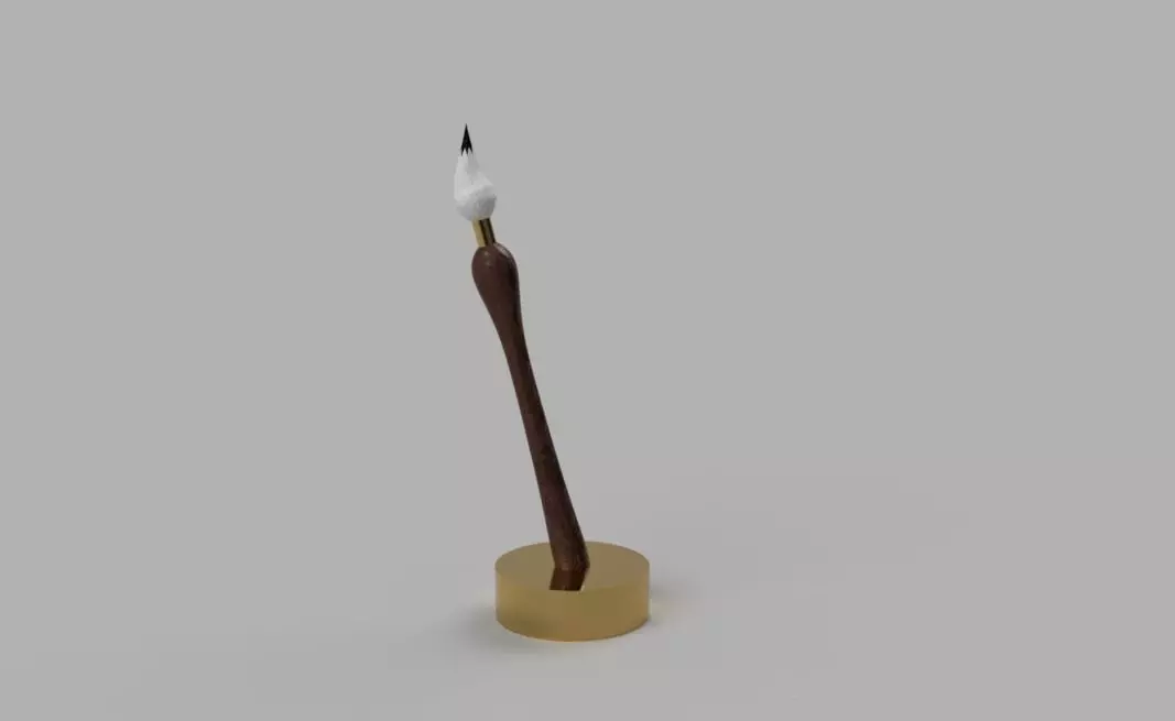 Free Brush Trophy Free 3D print model