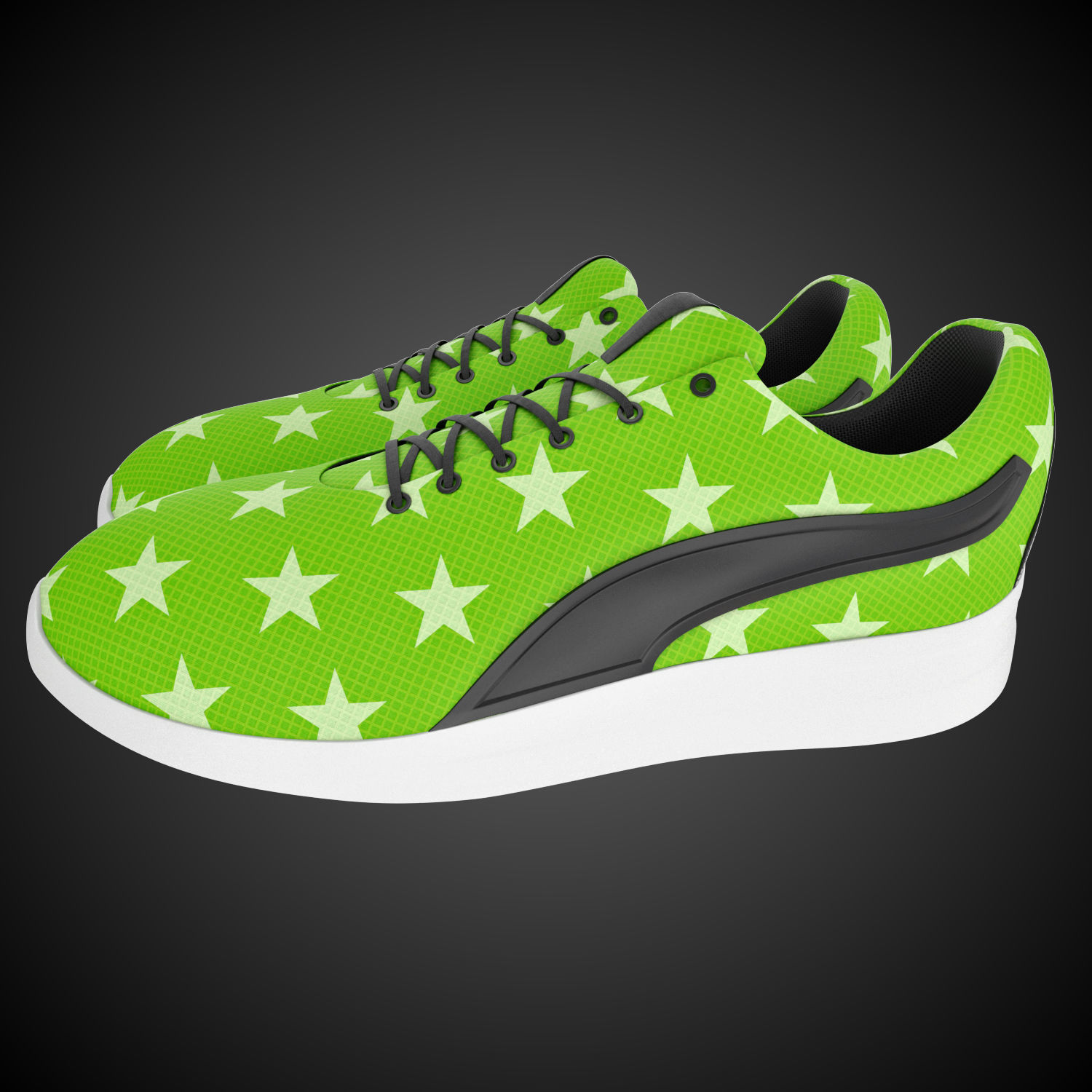 Stylized shoes 3D model_2