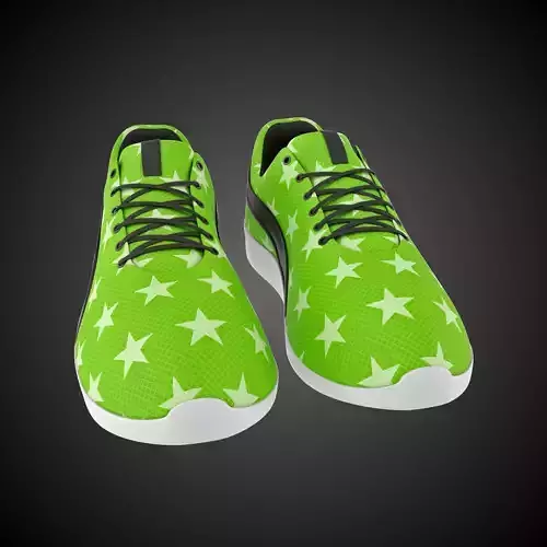Stylized shoes 3D model Stylized shoes 3D model
