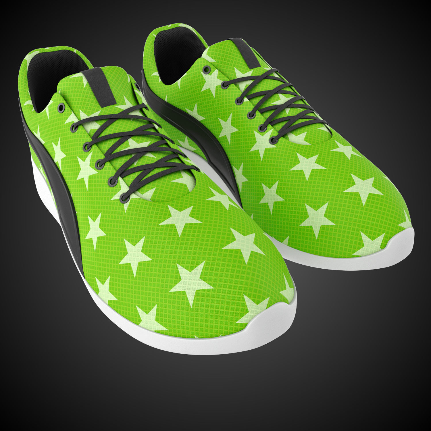 Stylized shoes 3D model_9