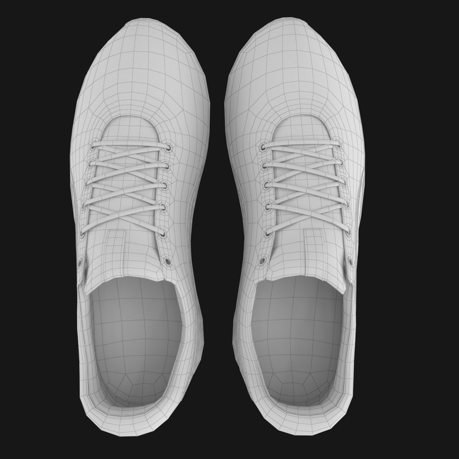 Stylized shoes 3D model_11