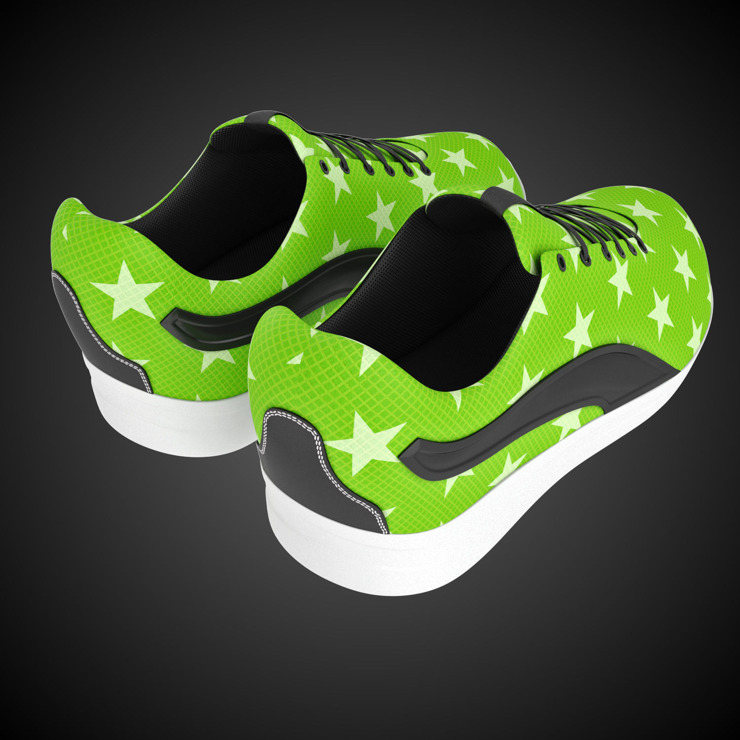 Stylized shoes 3D model_1