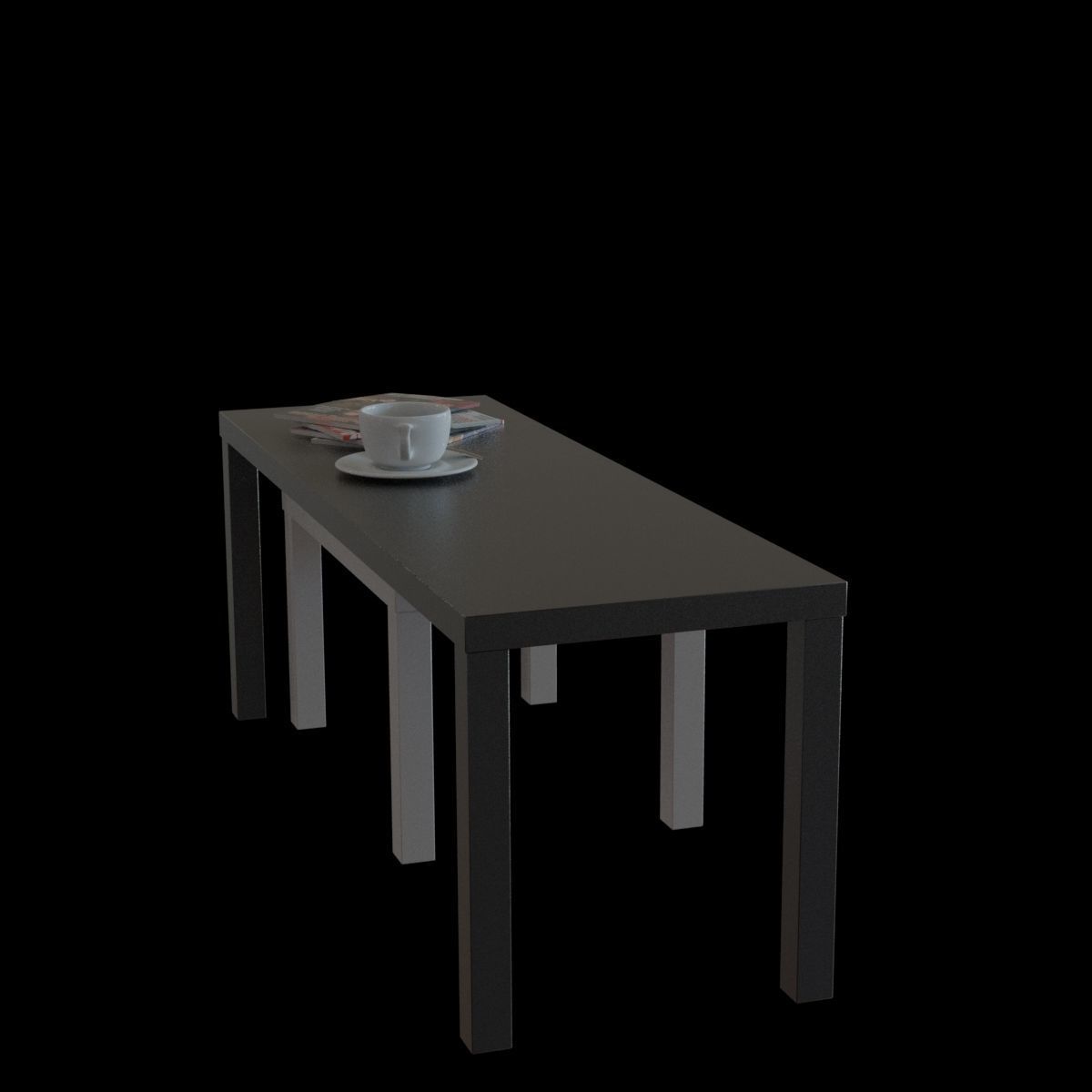 lack nesting table 3D model_17