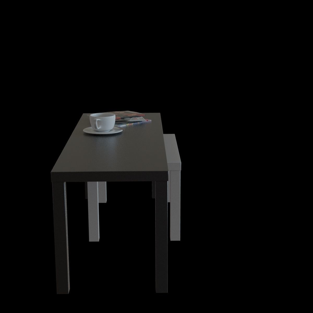 lack nesting table 3D model_14