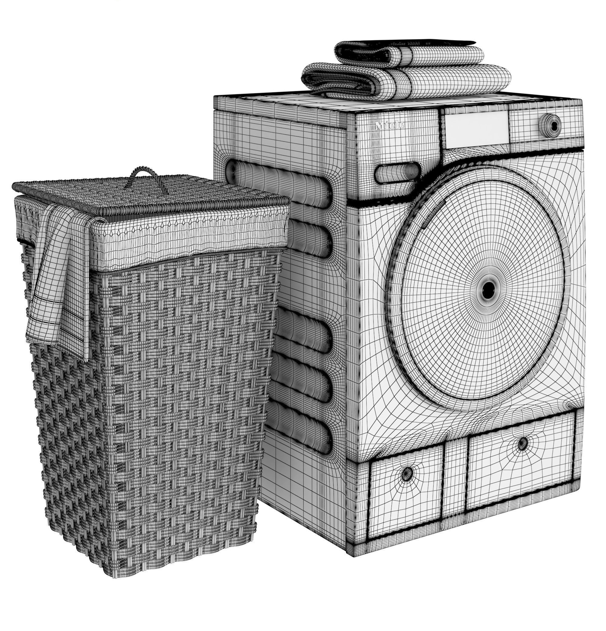 Bathroom Set Part 3 3D model_3