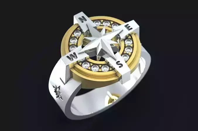 Wind Rose Ring