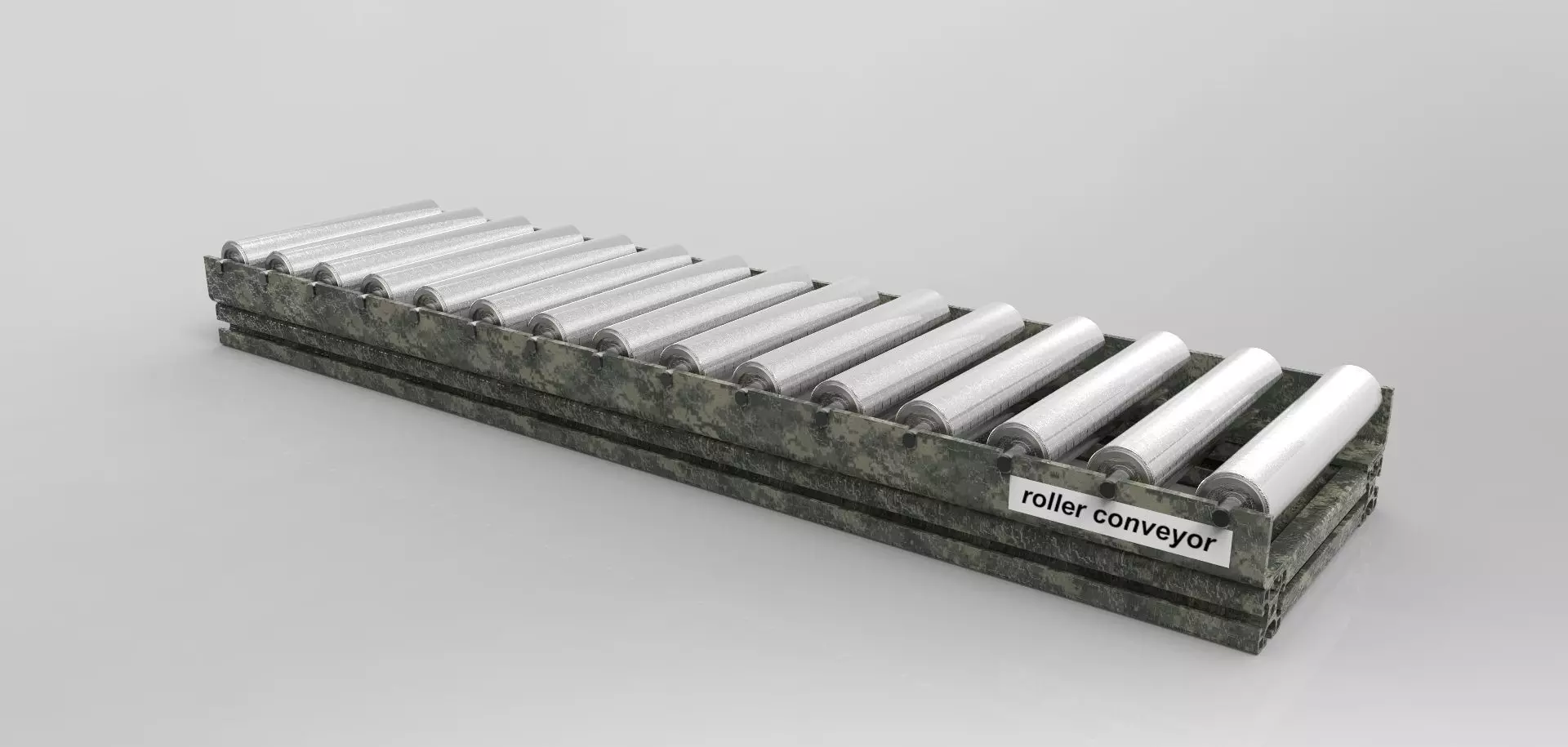roller conveyor Free 3D model_0