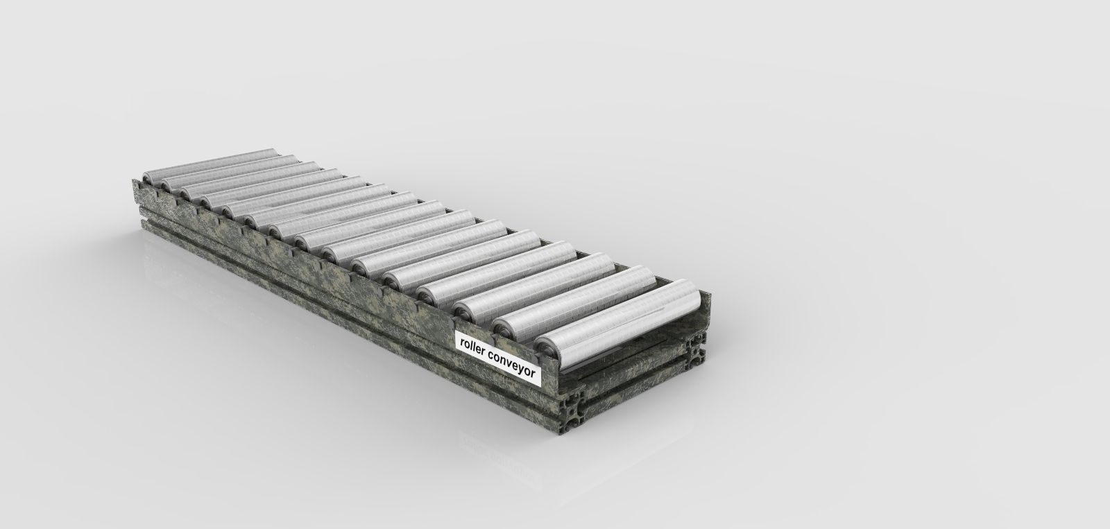 roller conveyor Free 3D model_1