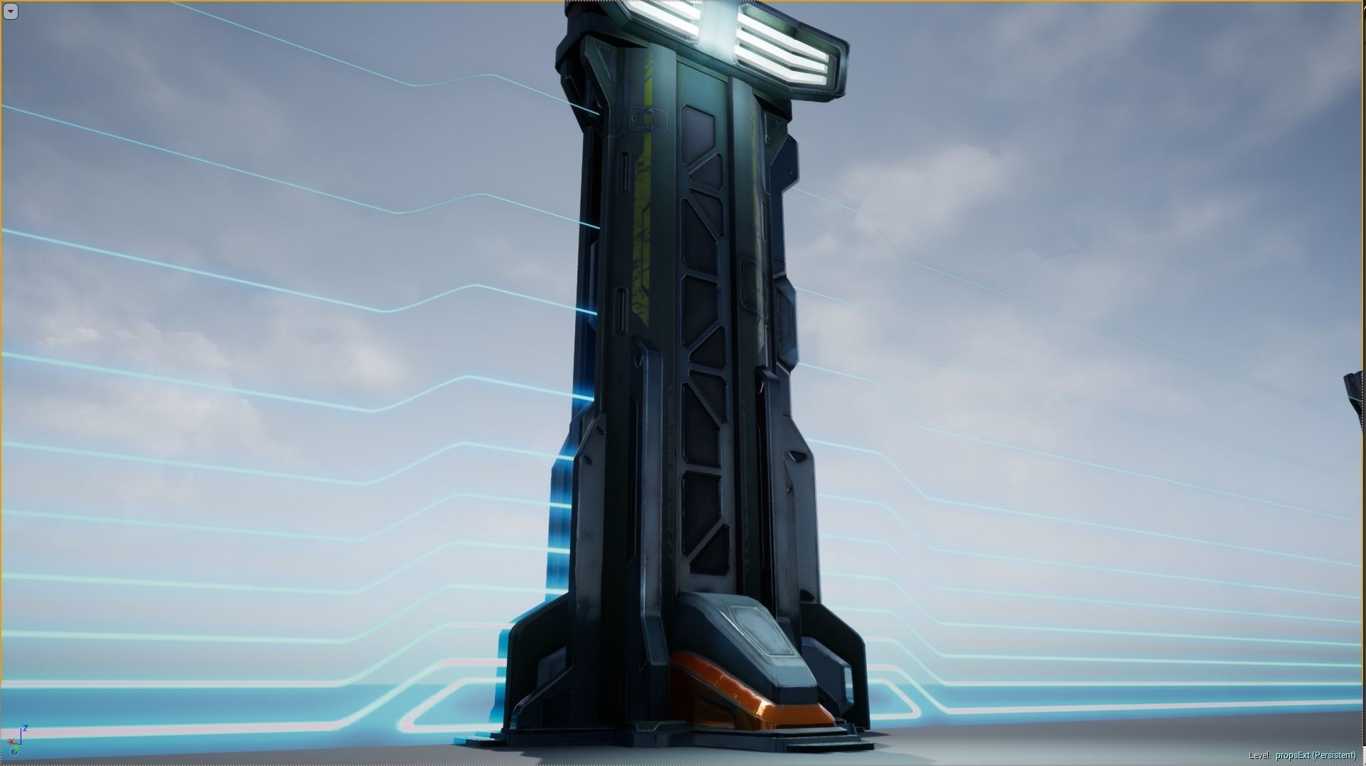 Sci - Fi Props Exterior Pack Low-poly 3D model_17