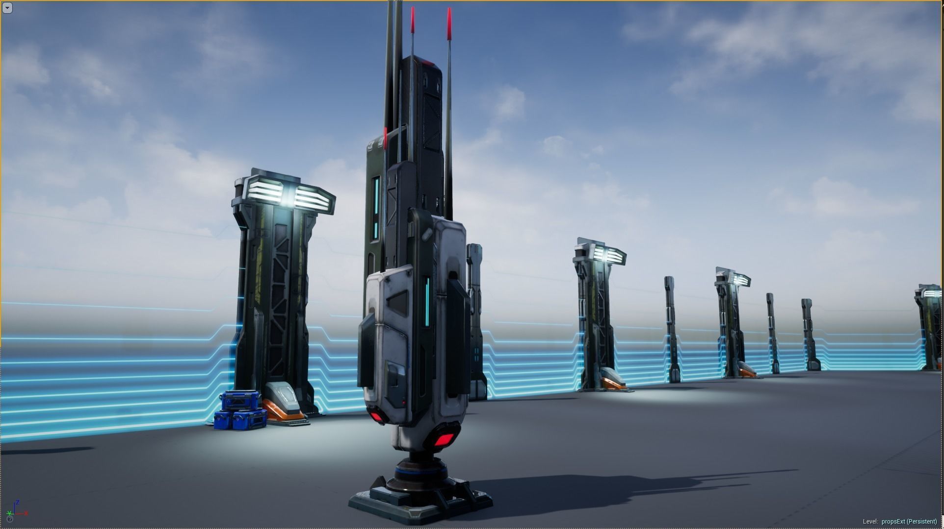 Sci - Fi Props Exterior Pack Low-poly 3D model_20