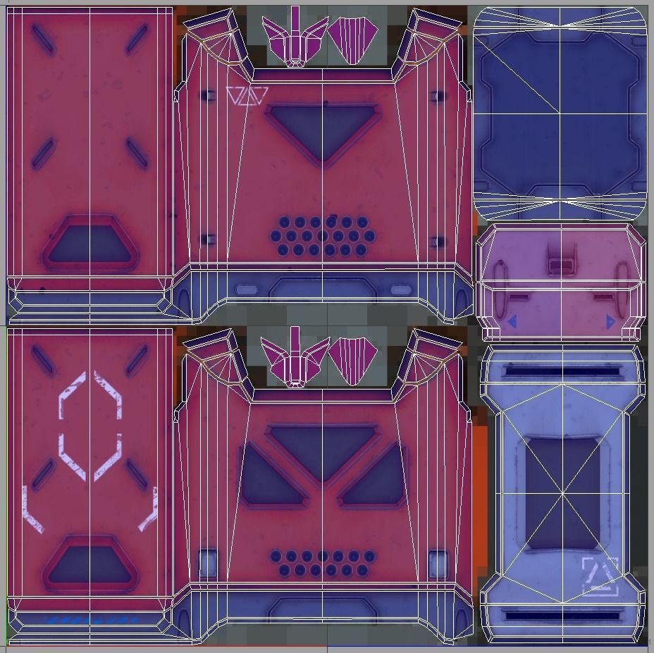 Sci - Fi Props Exterior Pack Low-poly 3D model_48