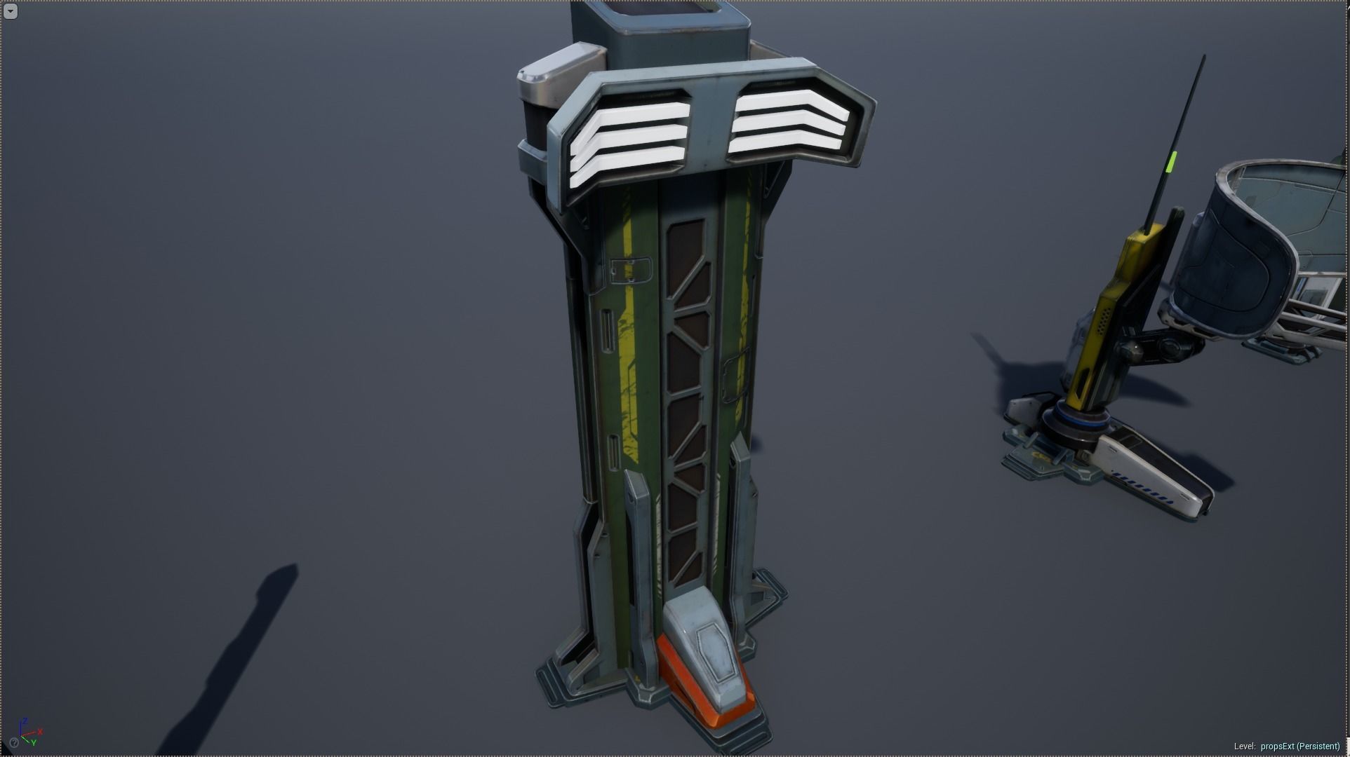 Sci - Fi Props Exterior Pack Low-poly 3D model_26