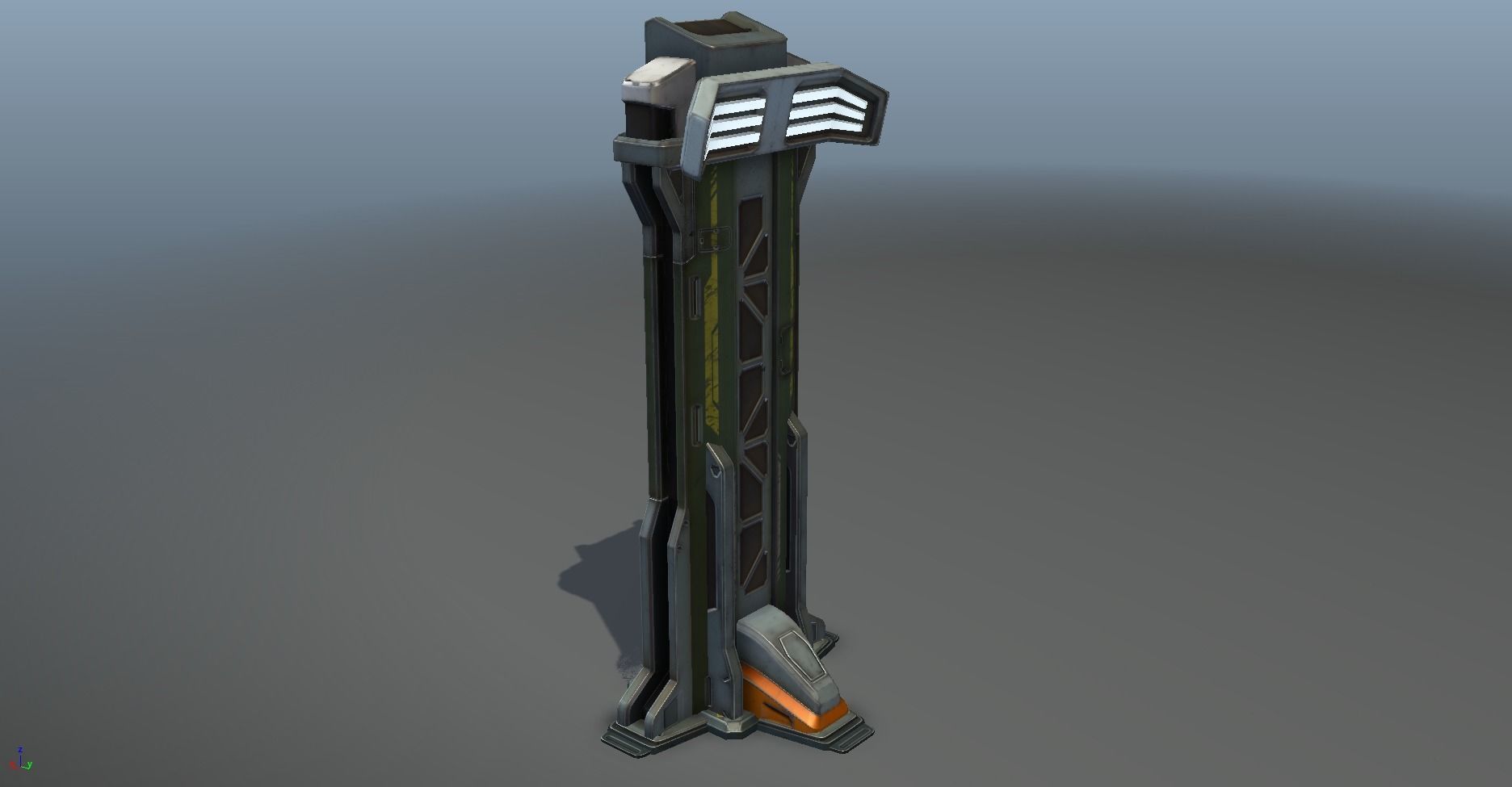 Sci - Fi Props Exterior Pack Low-poly 3D model_31