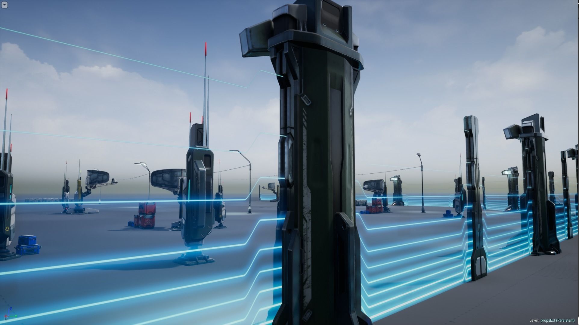 Sci - Fi Props Exterior Pack Low-poly 3D model_15