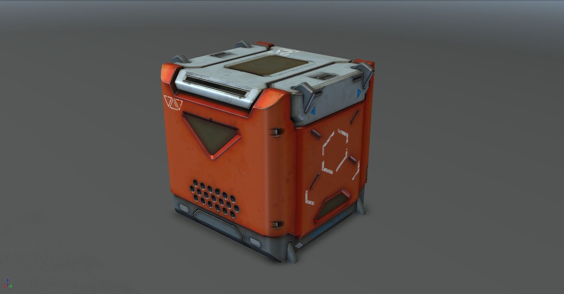 Sci - Fi Props Exterior Pack Low-poly 3D model_40