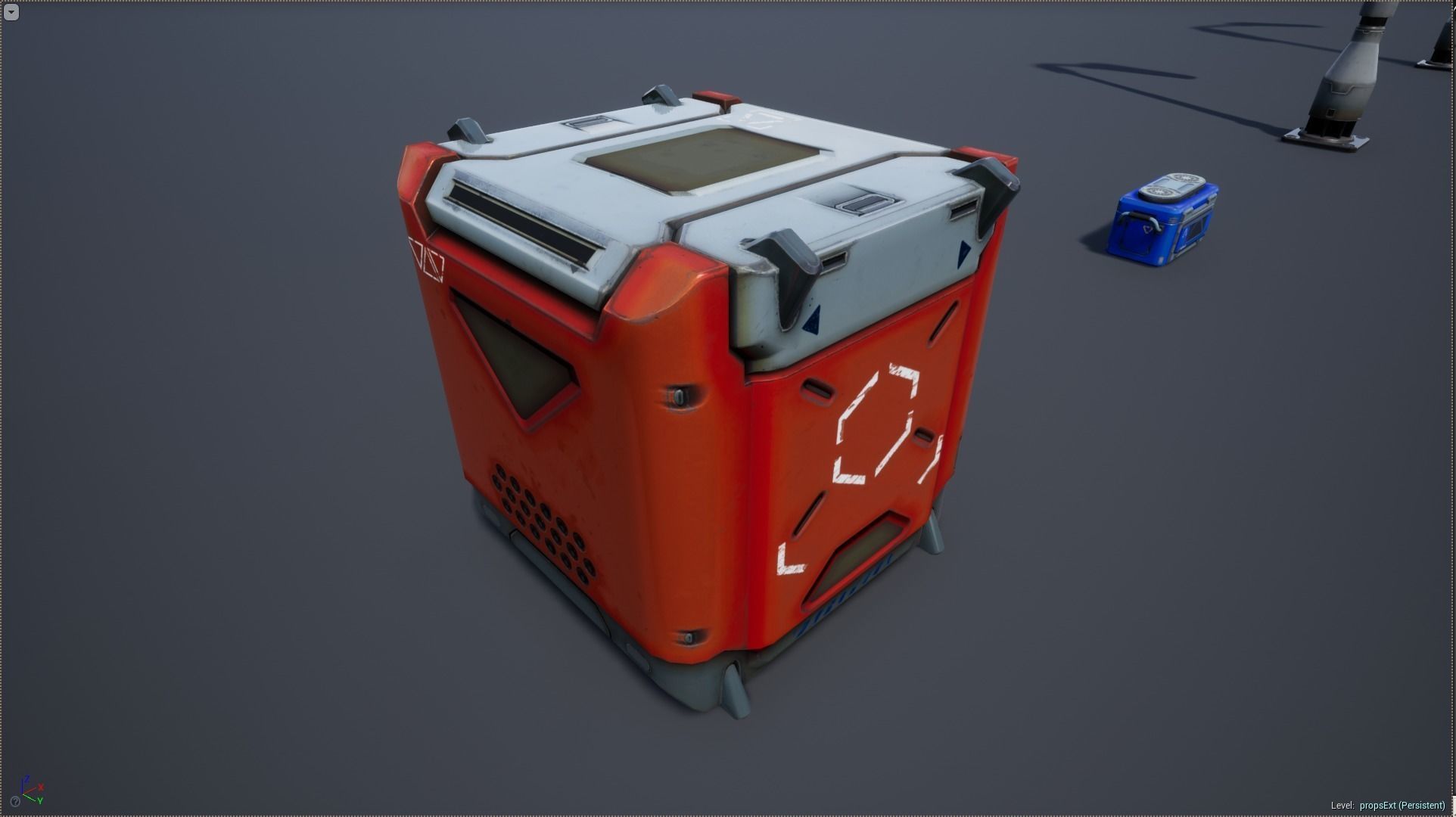 Sci - Fi Props Exterior Pack Low-poly 3D model_28