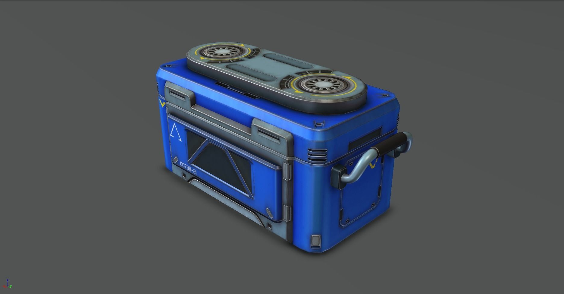 Sci - Fi Props Exterior Pack Low-poly 3D model_39