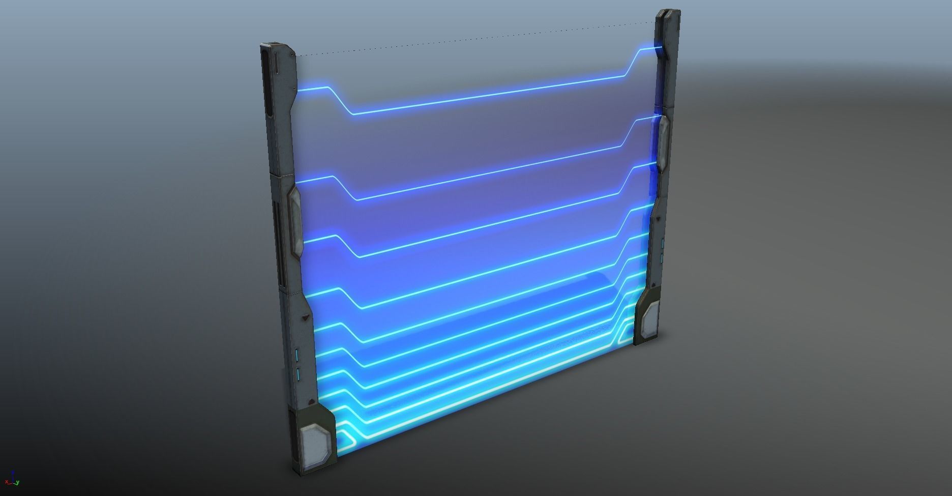 Sci - Fi Props Exterior Pack Low-poly 3D model_34