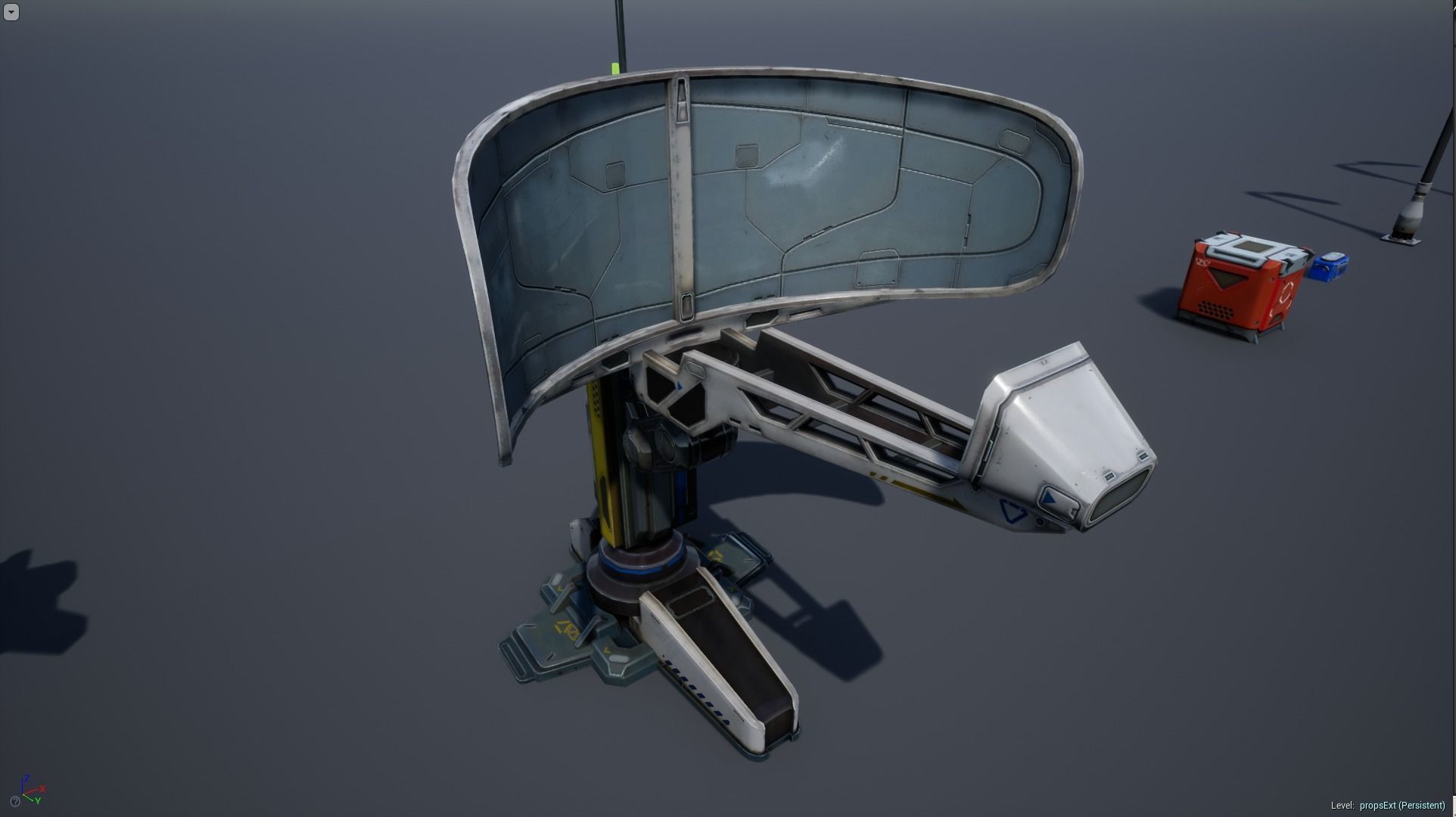 Sci - Fi Props Exterior Pack Low-poly 3D model_25