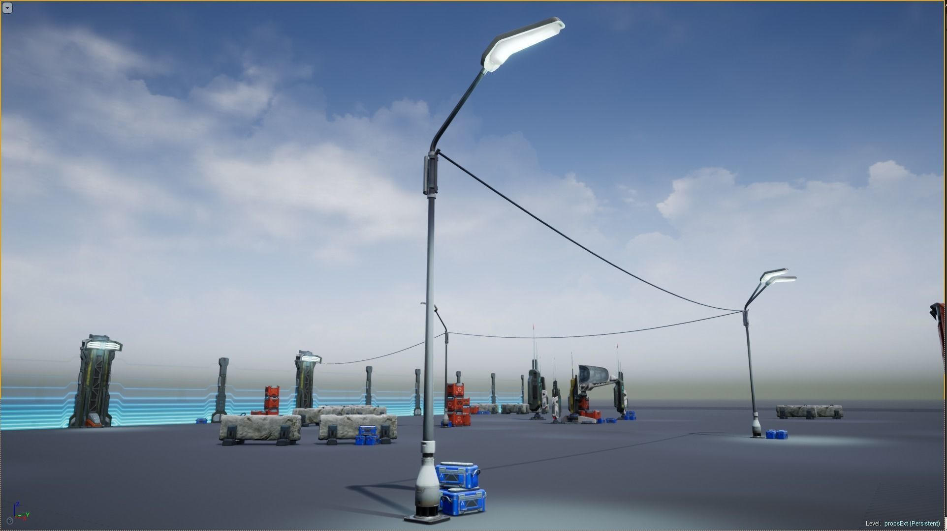 Sci - Fi Props Exterior Pack Low-poly 3D model_21