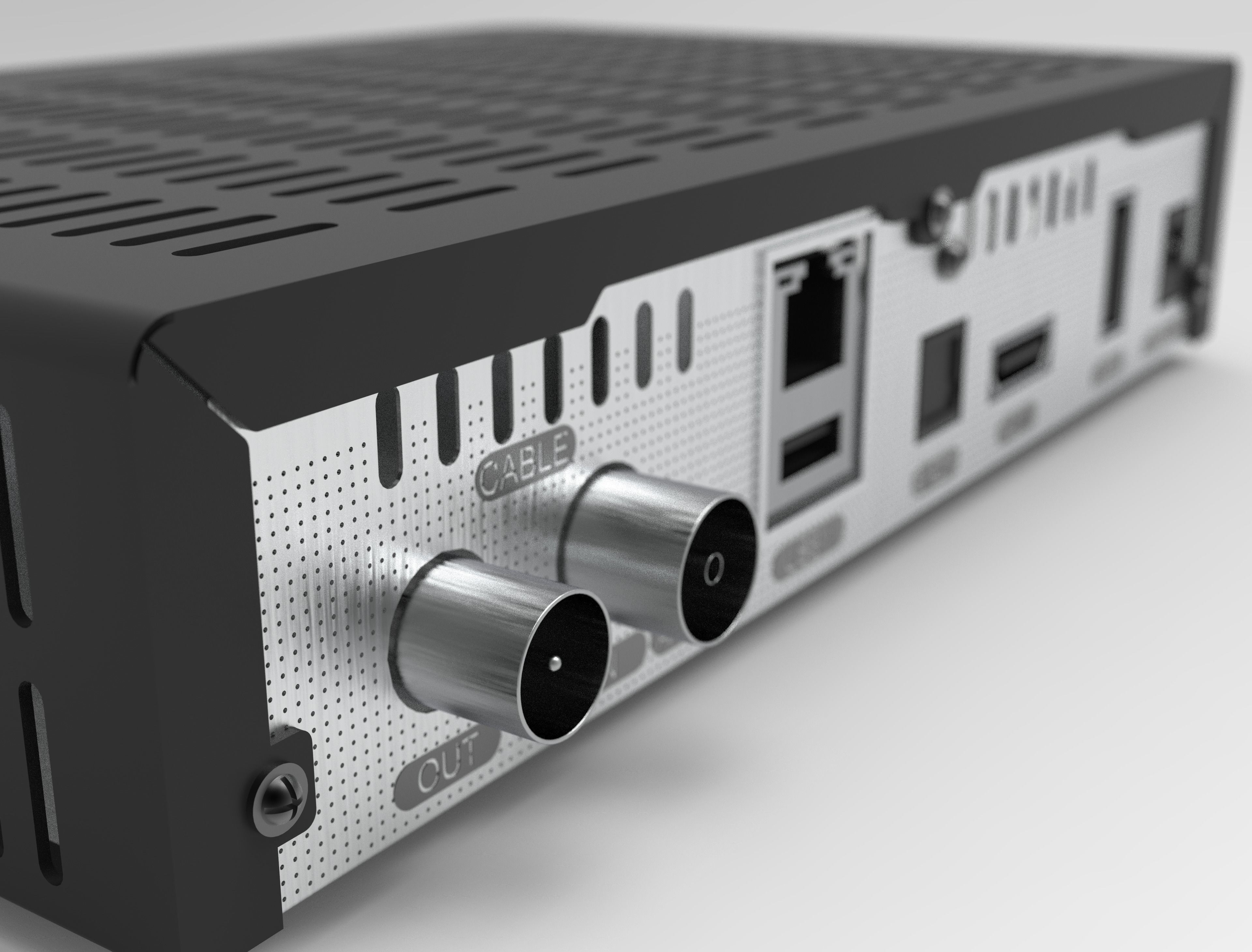 DVB Receiver 3D model_4