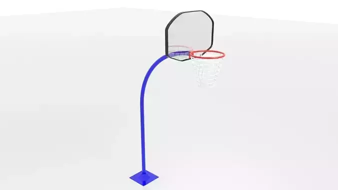 Basketball shield with a ring