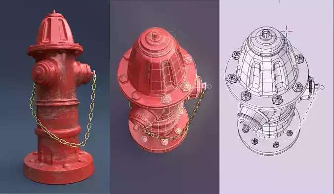Fire Hydrant 3D model