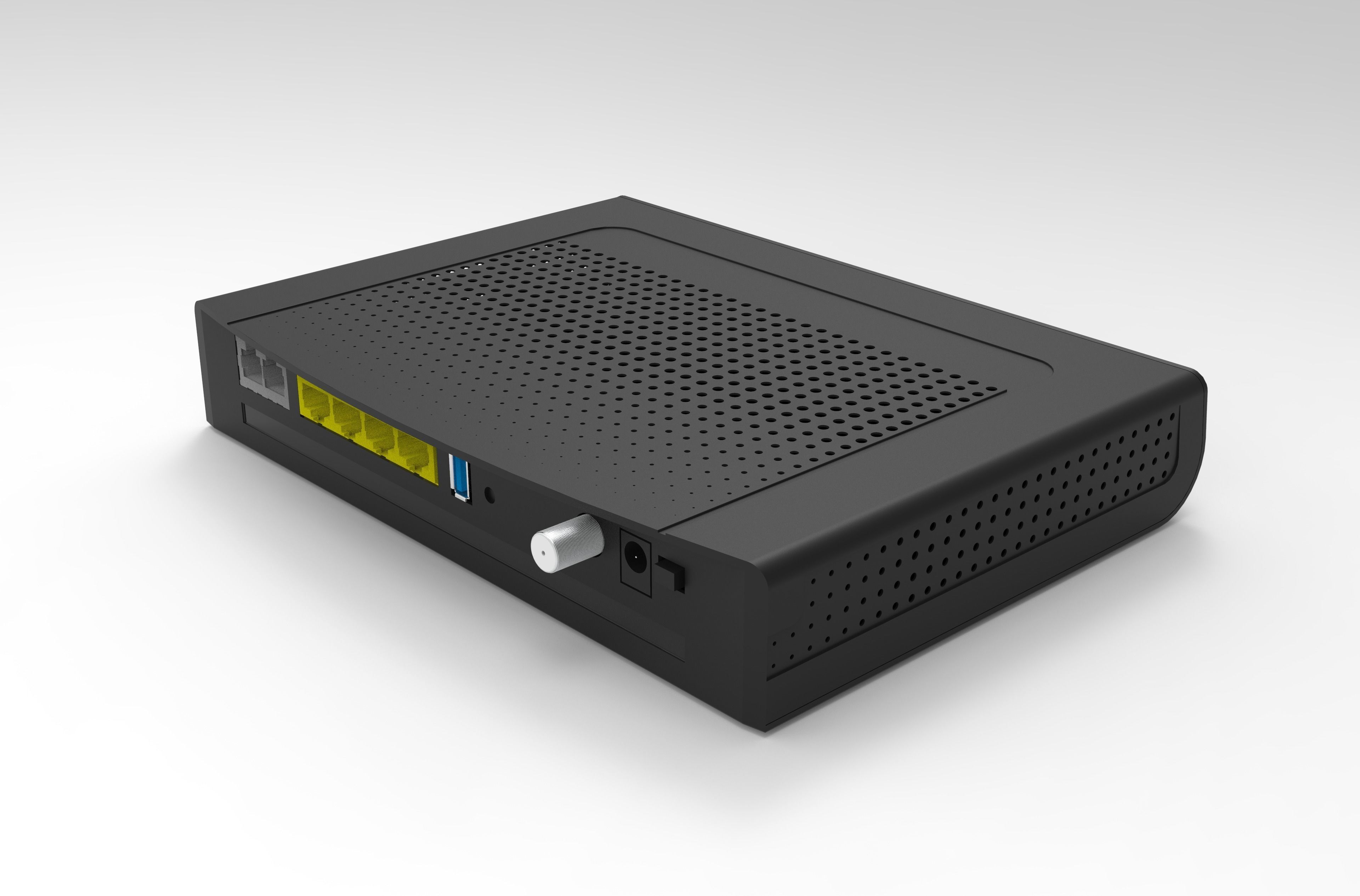 Wireless Router 3D model_1
