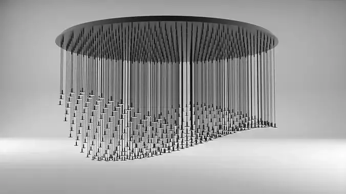 Pendant Sine Light 3D model