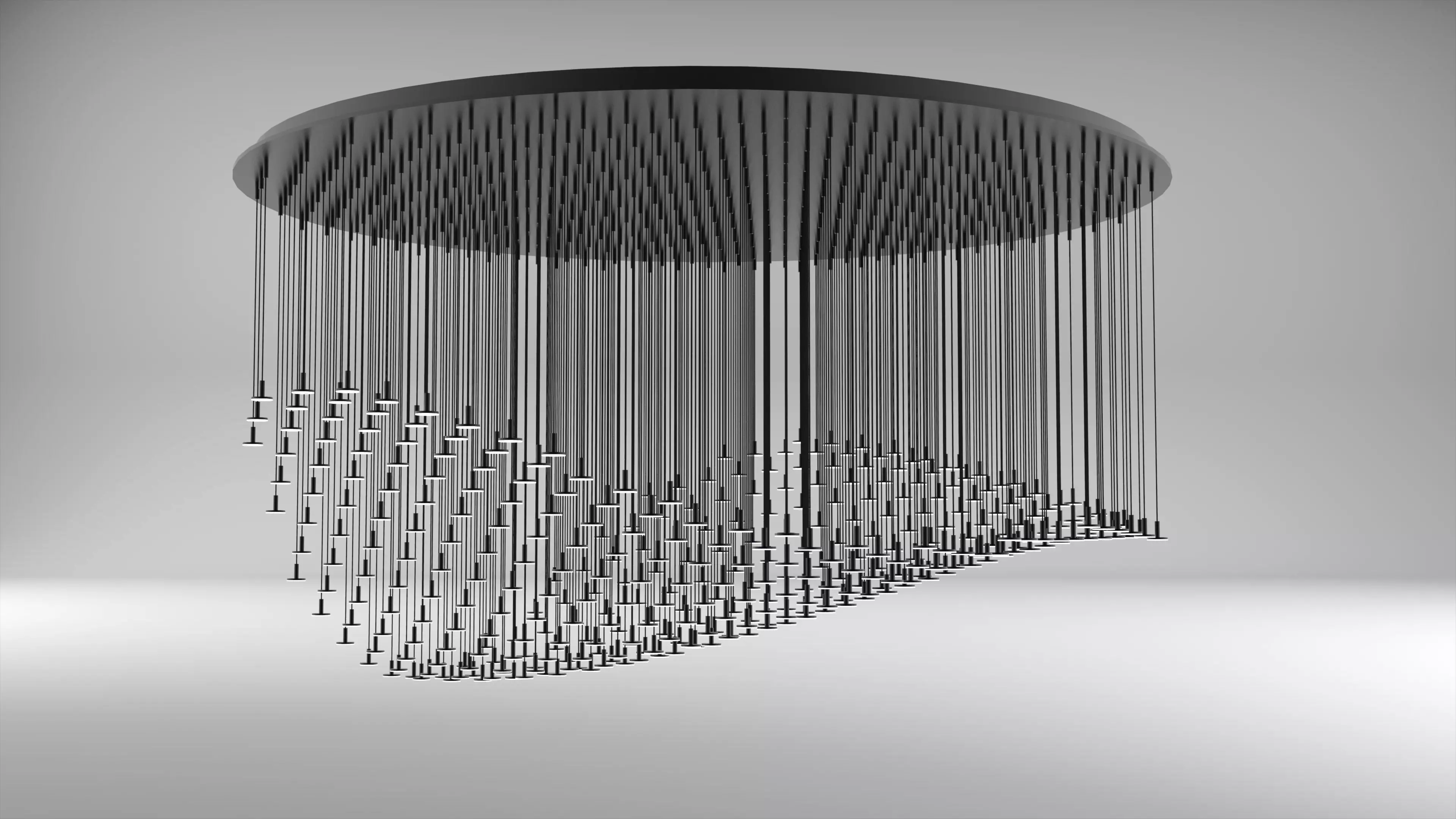 Pendant Sine Light 3D model_0