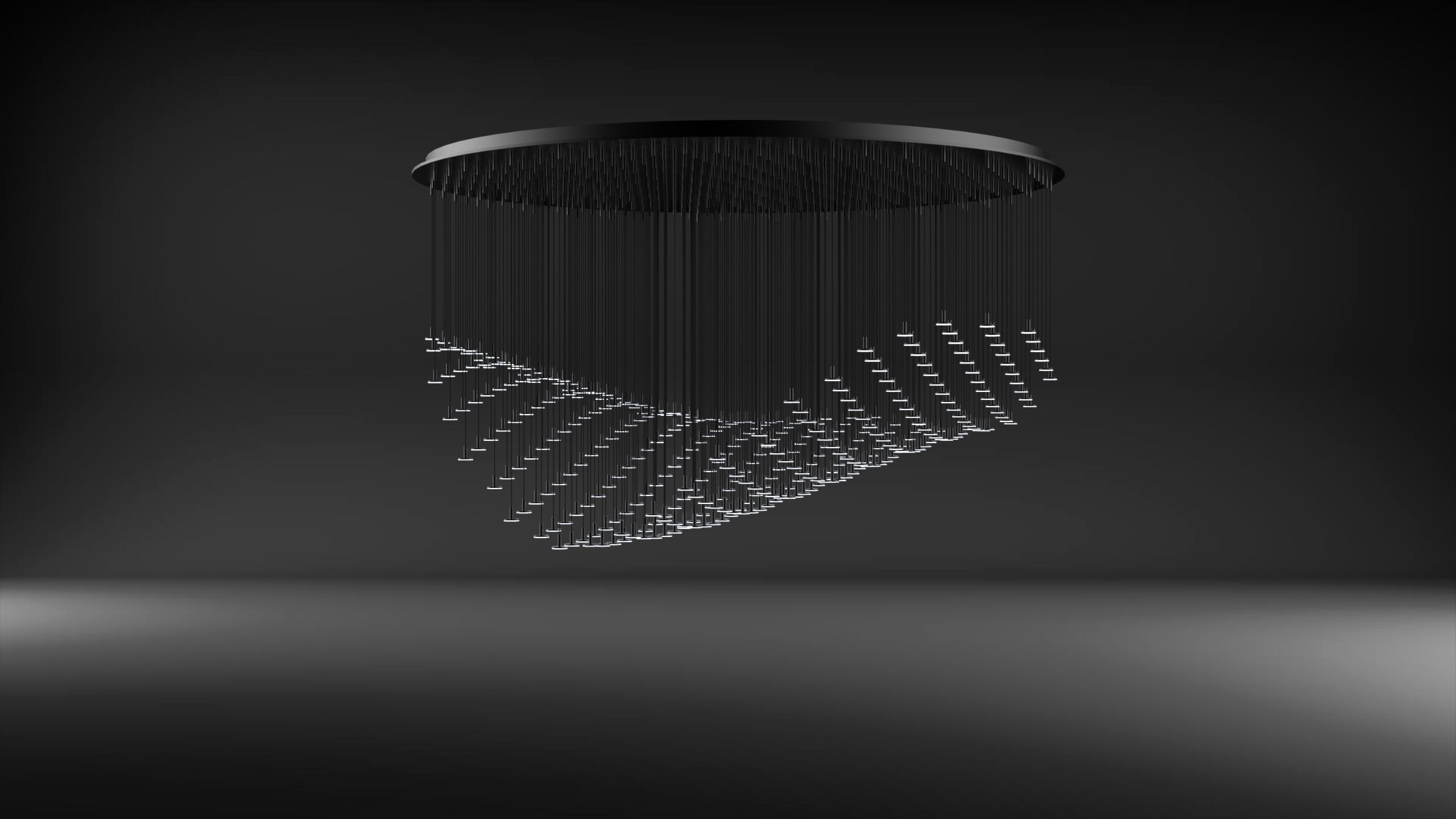 Pendant Sine Light 3D model_2