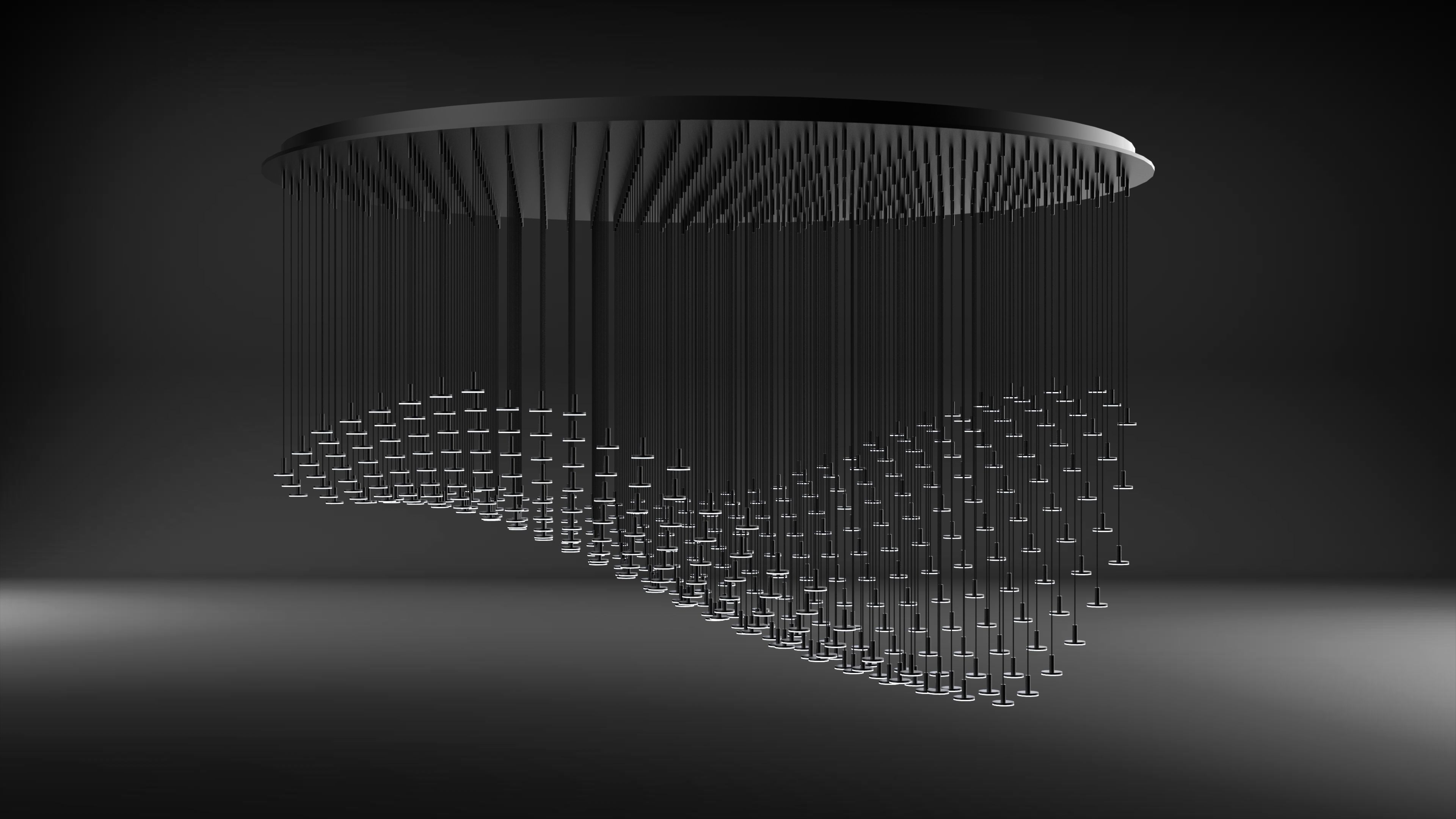 Pendant Sine Light 3D model_1