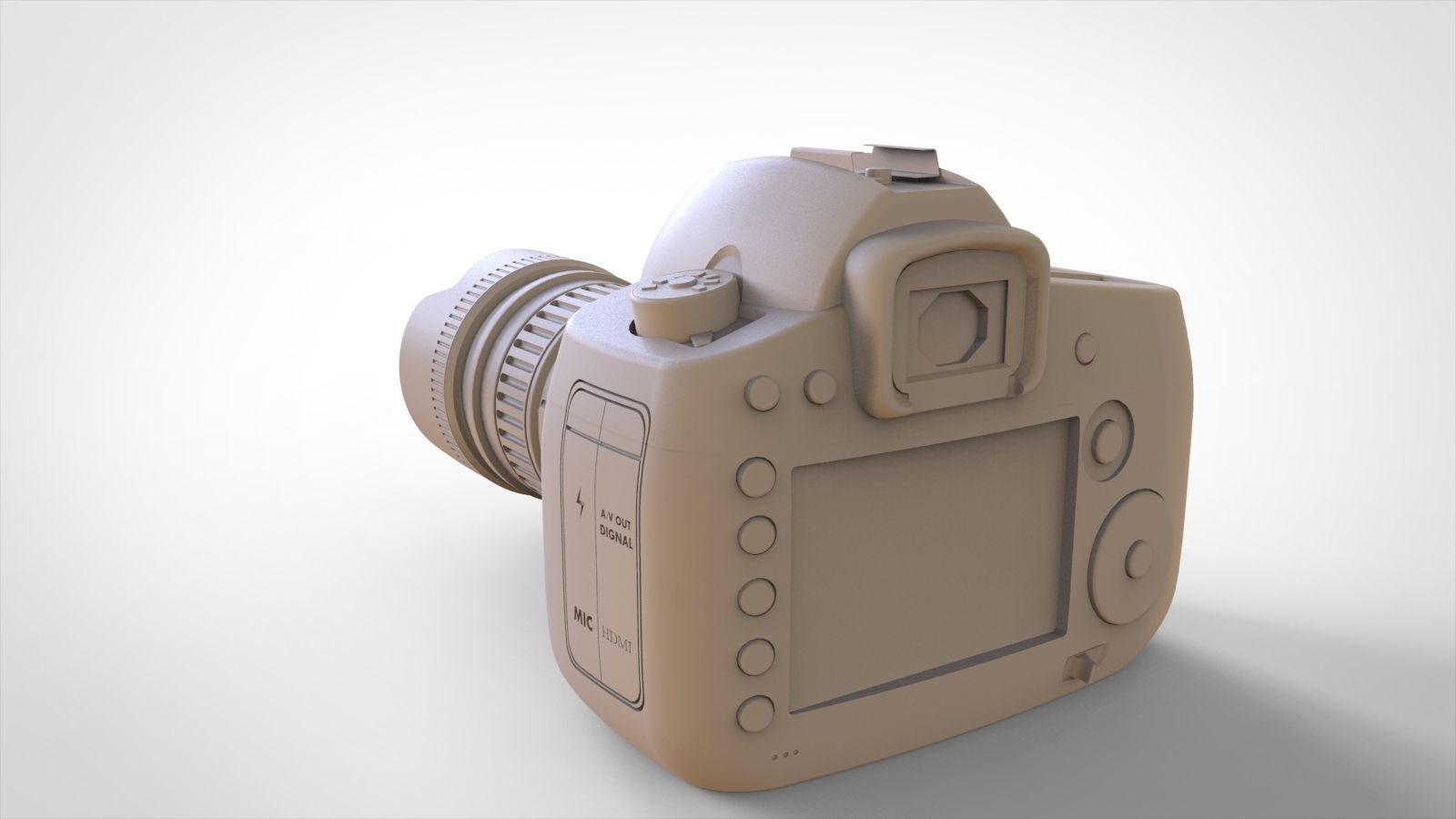 CANON camera 3D model_8