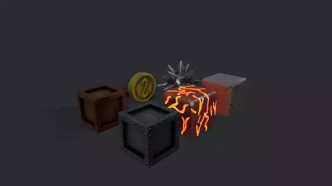 Stylized Runner and Puzzle Game Pack