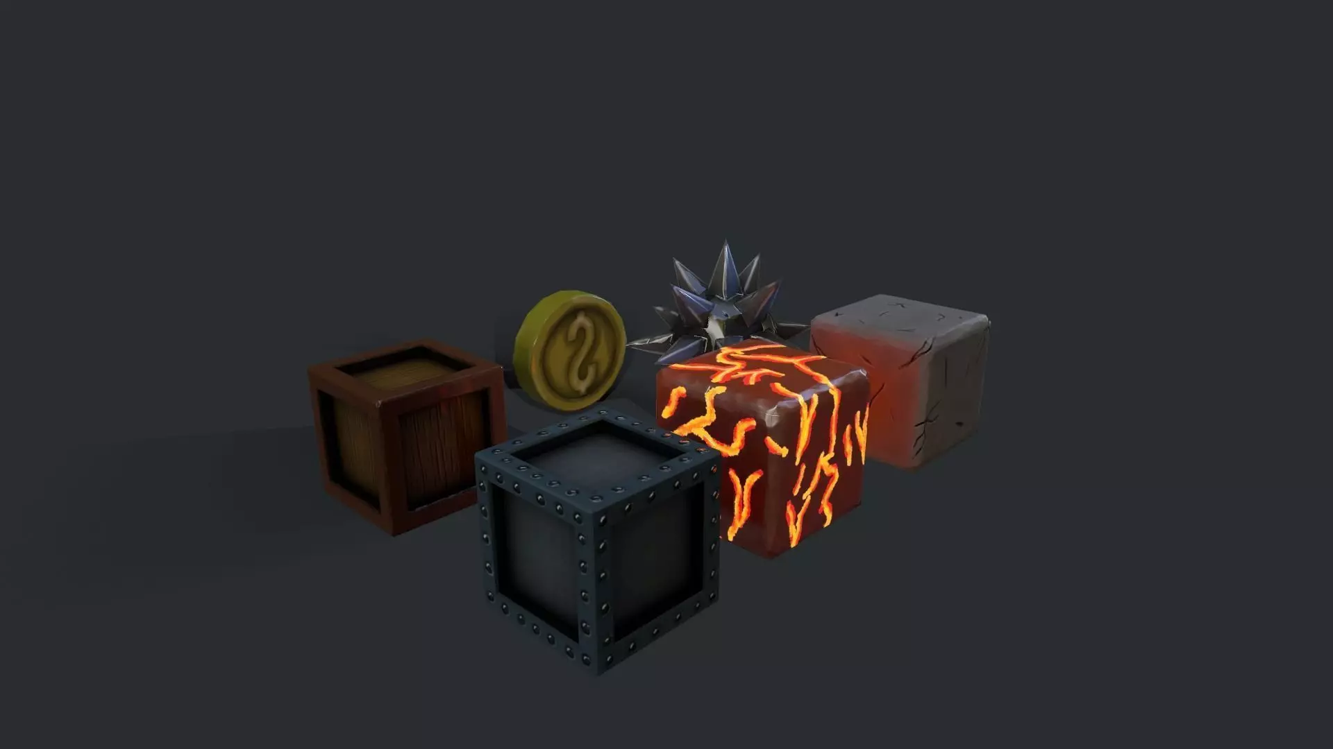 Stylized Runner and Puzzle Game Pack Low-poly 3D model_0