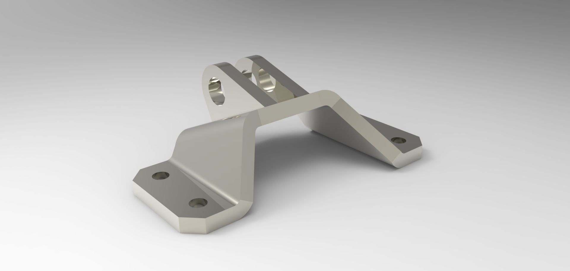 Ge jet engine bracket- sheetmetal experiment  Free 3D model_1