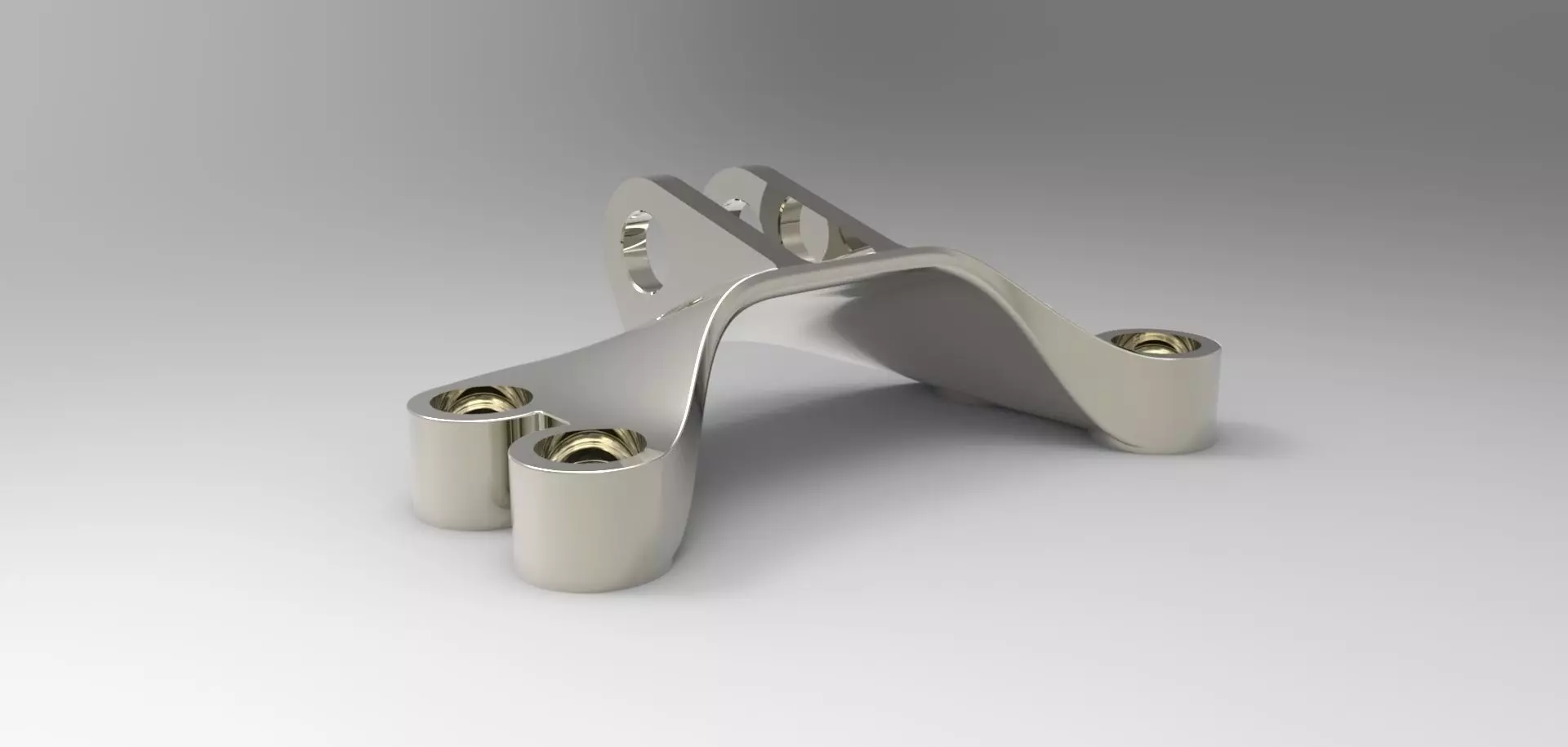 GE jet engine bracket 3 Free 3D model
