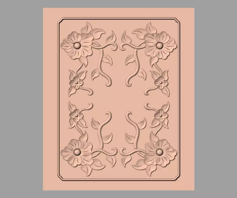 Woodworking CNC Router 3D Relief STL models used for artcam E449 3D model_0