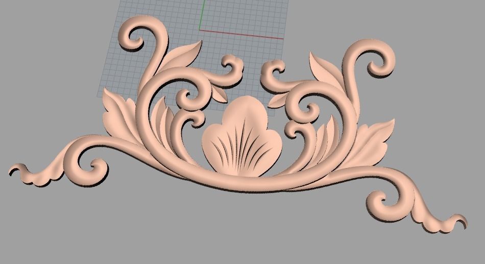 Woodworking CNC Router 3D Relief STL models used for artcam E448 3D model_1