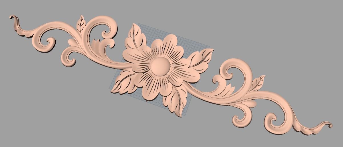 Woodworking CNC Router 3D Relief STL models used for artcam E447 3D model_1