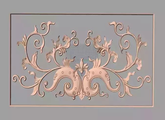 Woodworking CNC Router 3D Relief STL models used for artcam E446