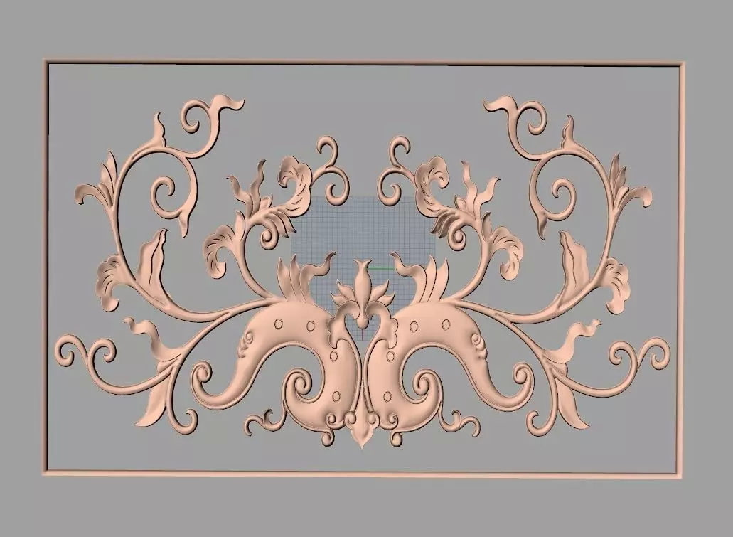 Woodworking CNC Router 3D Relief STL models used for artcam E446 3D model_0