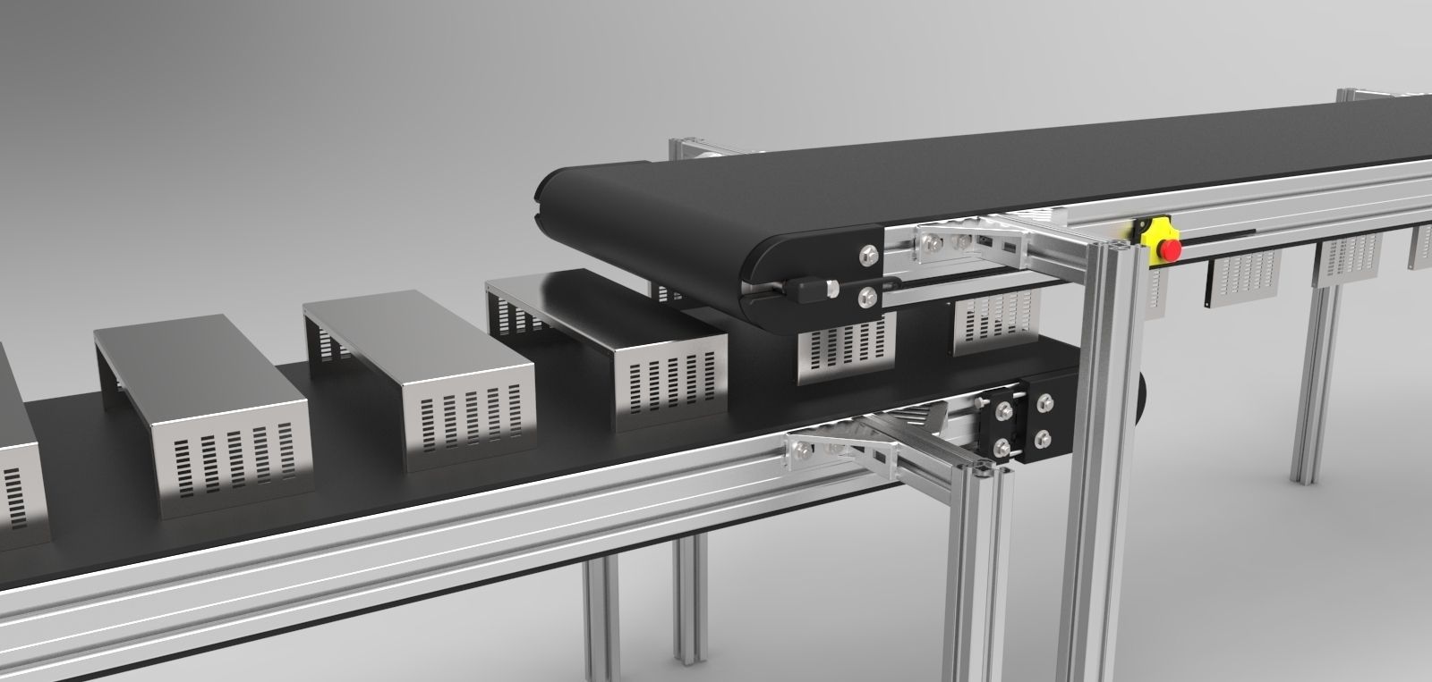 magnetic conveyor Free 3D model_1