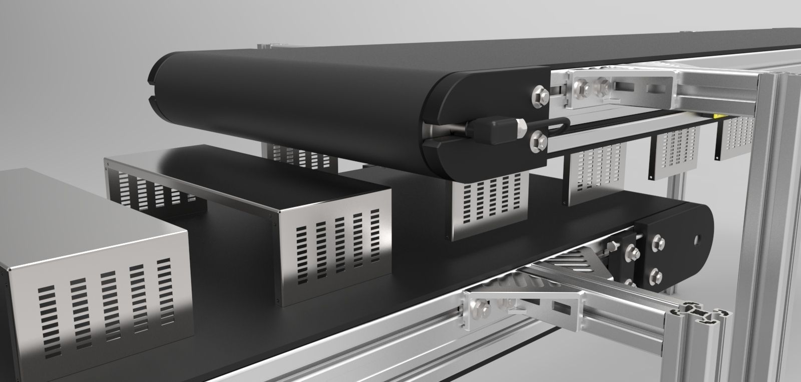 magnetic conveyor Free 3D model_2