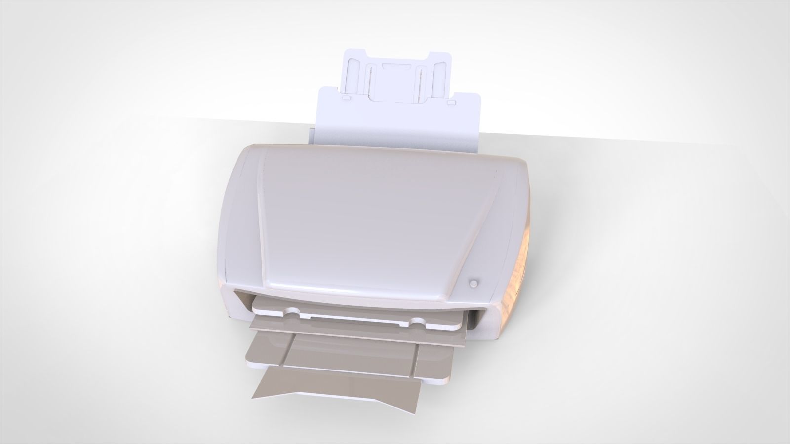 printer paper 3D model_6
