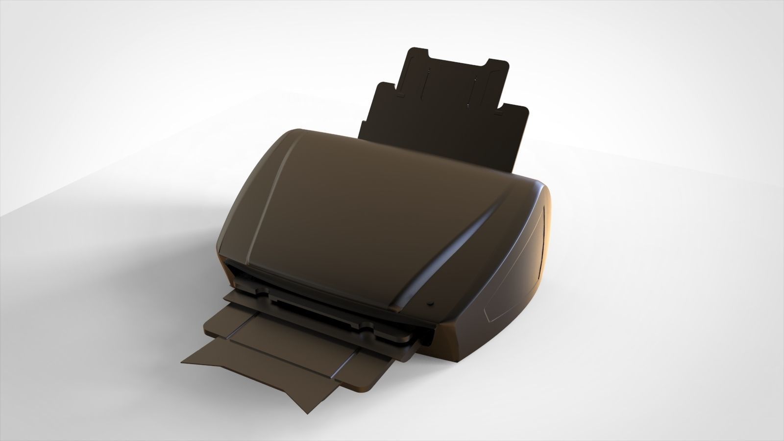 printer paper 3D model_8